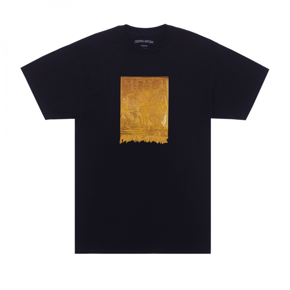 Fucking Awesome Gold Hieroglyphic T-Shirt (Black)