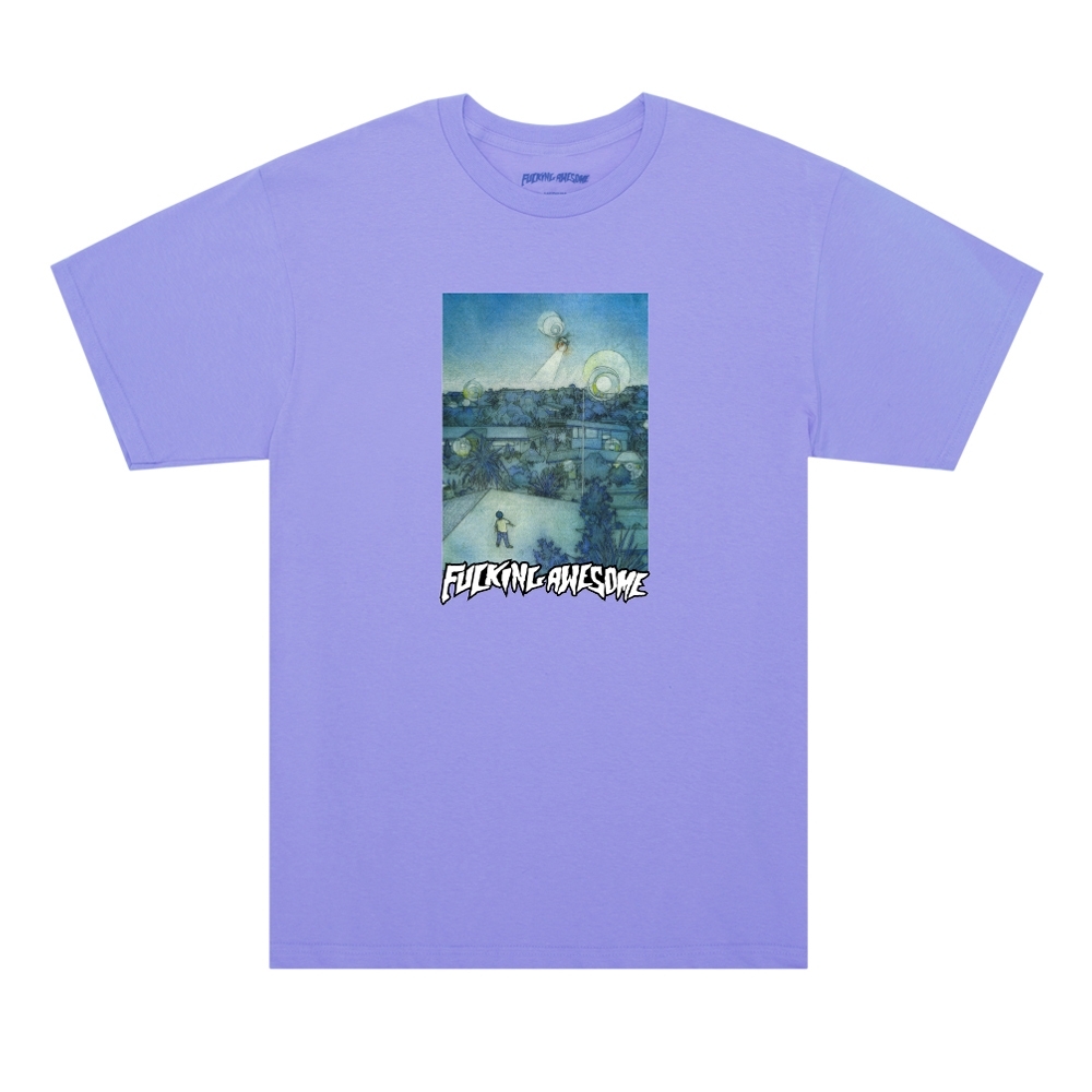 Fucking Awesome Helicopter T-Shirt (Violet)