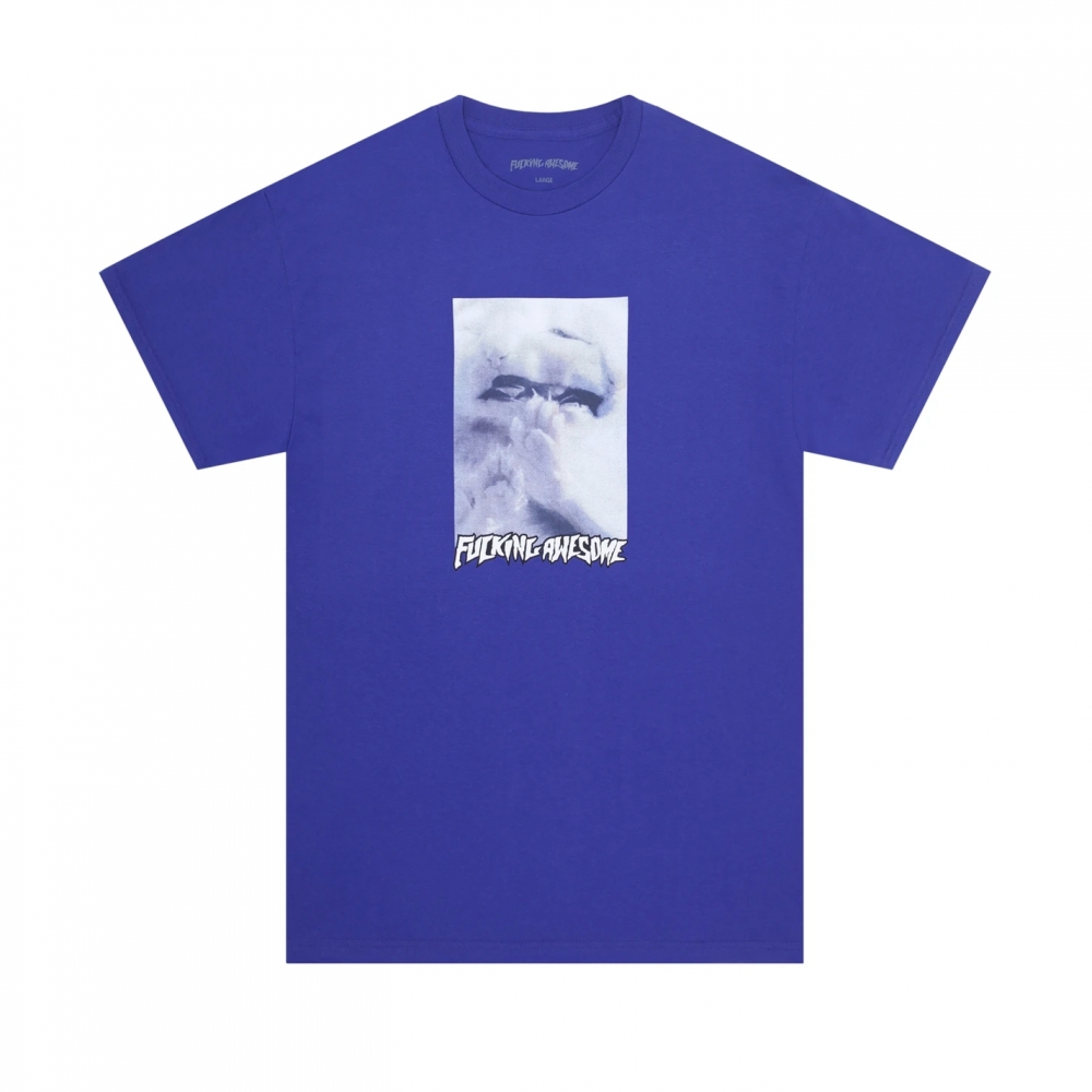 Fucking Awesome Kitty Fetus T-Shirt (Cobalt)
