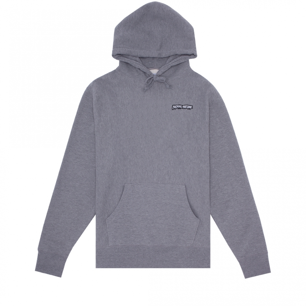 Fucking Awesome Little Stamp Pullover Hooded Sweatshirt (Gunmetal)