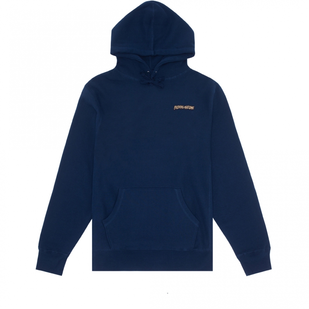 Fucking Awesome Little Stamp Pullover Hooded Sweatshirt (Navy)