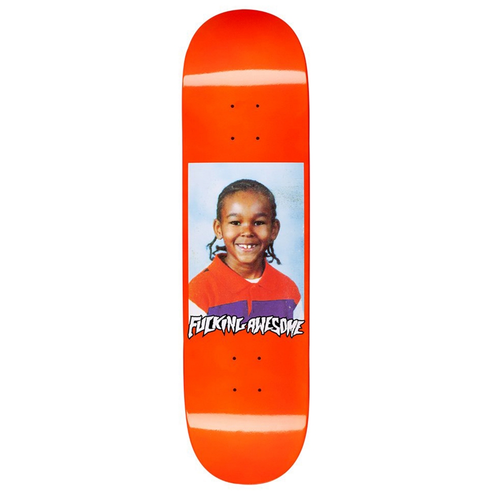 Fucking Awesome Na-Kel Class Photo Skateboard Deck 8.25" (Orange)