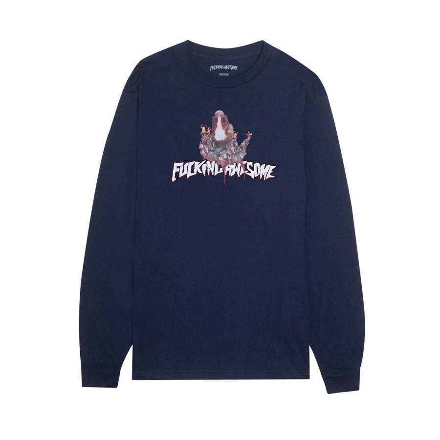 Fucking Awesome Nightmare Long Sleeve T-Shirt (Navy)