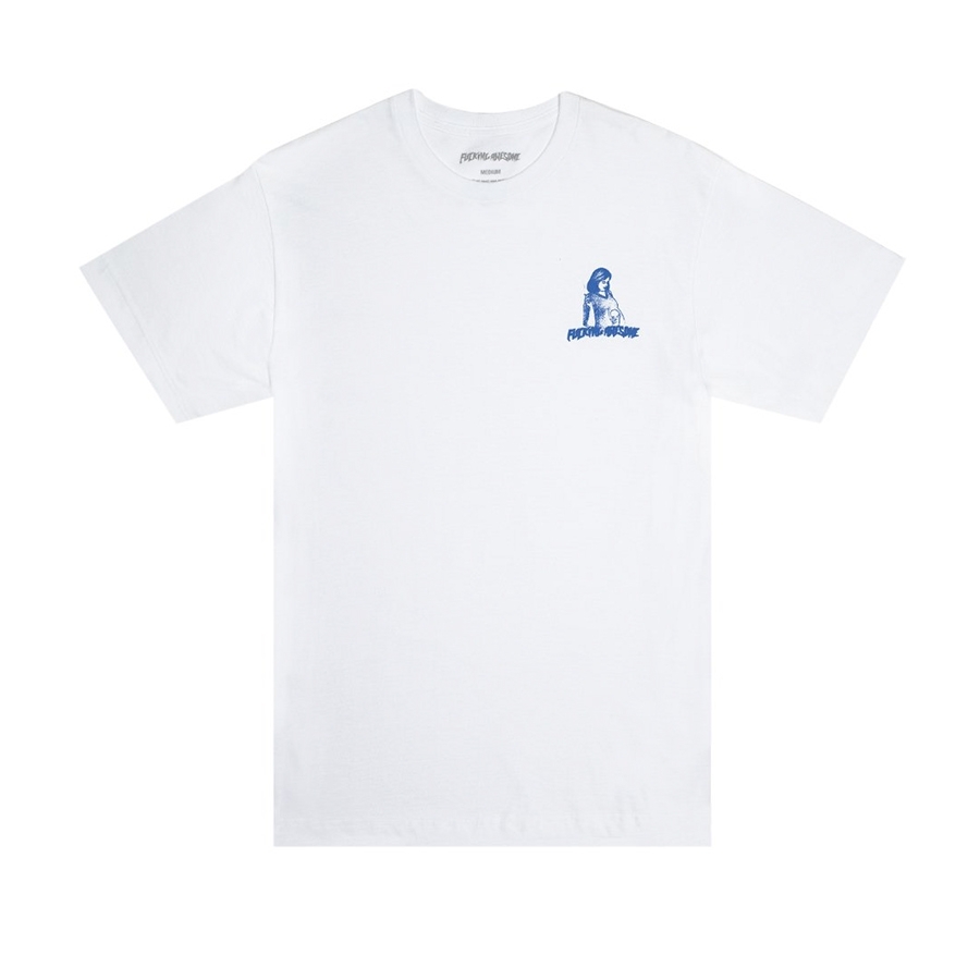 Fucking Awesome Pregnant T-Shirt (White)