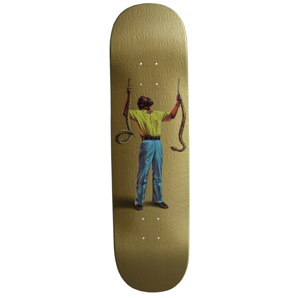 Fucking Awesome Snake Man Skateboard Deck 8.25"
