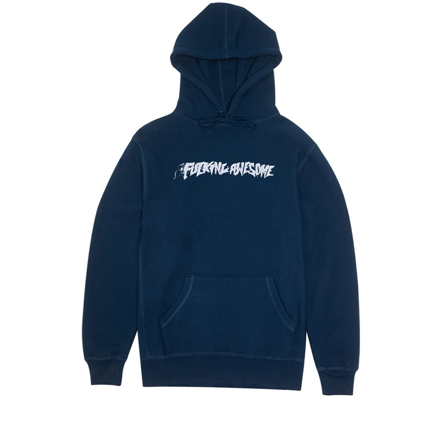 Fucking Awesome Stamp Pullover Hooded Sweatshirt (Navy)