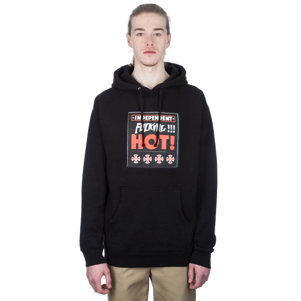 Fucking Awesome x Independent Fucking Hot Pullover Hooded Sweatshirt (Black)