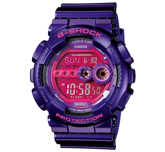 G-Shock GD-100SC-6ER Watch (Purple)