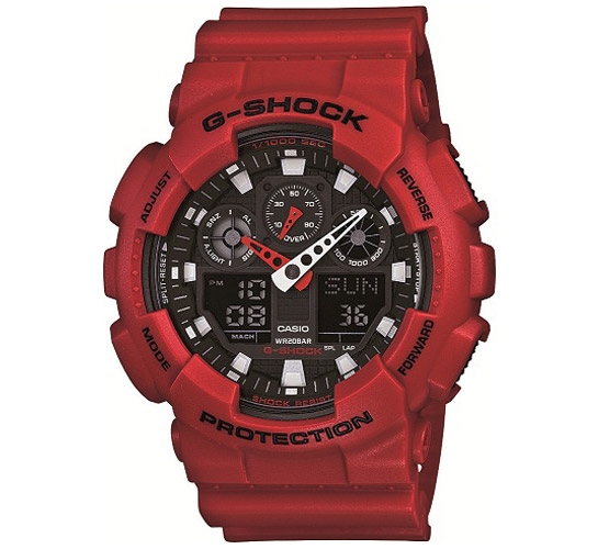 G-Shock GA-100B-4AER (Red)