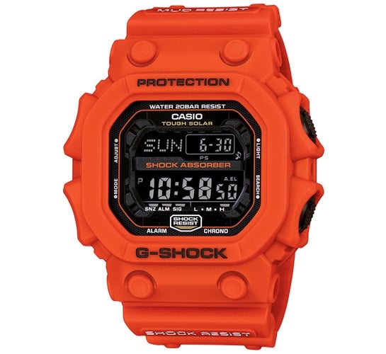 Orange g top shock mens watch