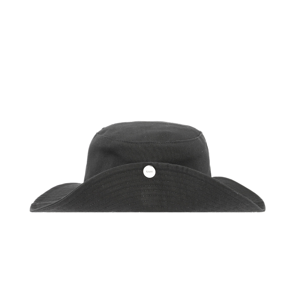 GANNI Software Heavy Cotton Hat (Phantom)