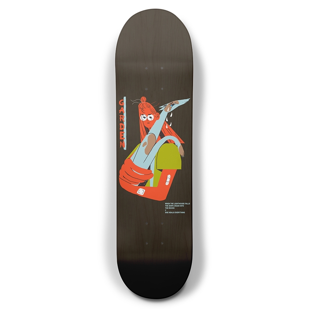 Garden Skateboards Limited Alan Skateboard Deck 8.125"