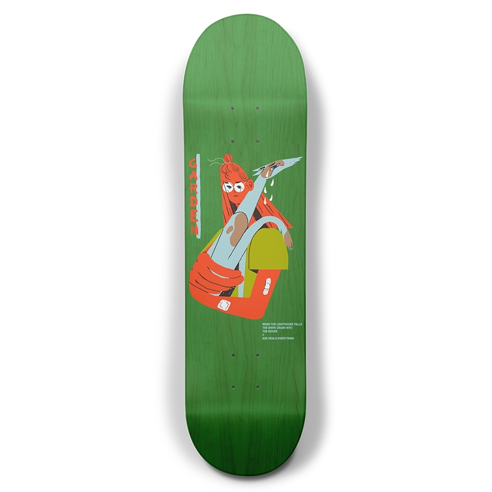 Garden Skateboards Limited Alan Skateboard Deck 8.25"