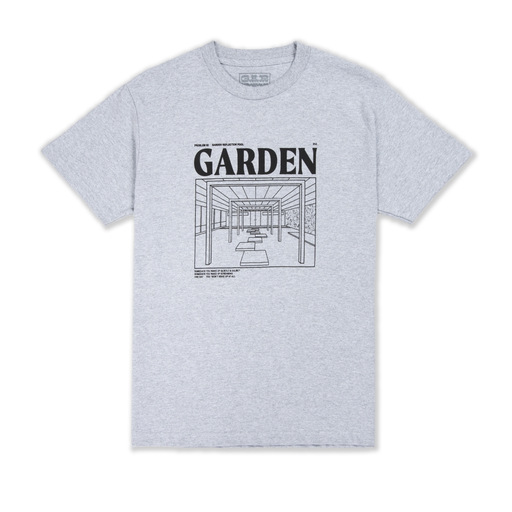 Garden Skateboards Limited Reflection Pool T-Shirt (Grey)