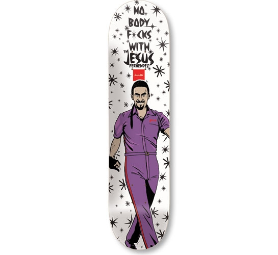 Chocolate Skateboard Deck - 8" Fernendez (Nobody F*cks With Jesus)