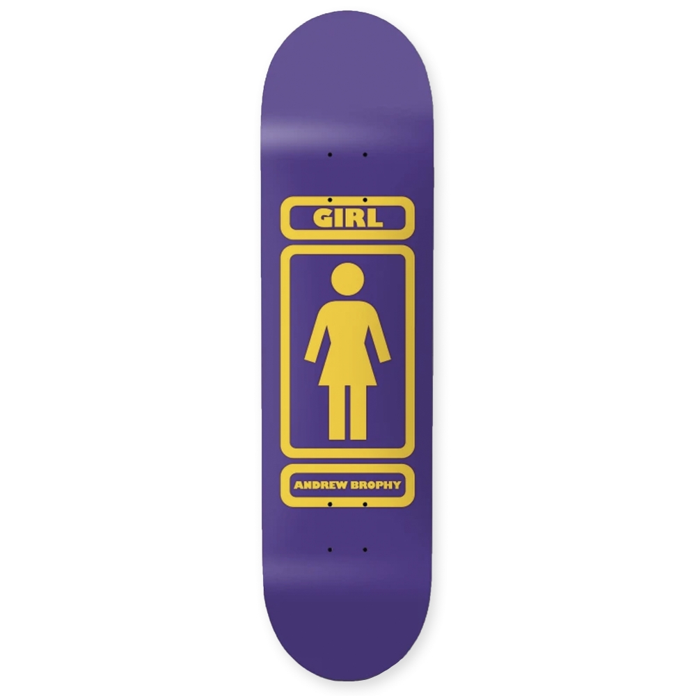 Girl Skateboard Co. Andrew Brophy 93 Til Infinity W40 V2 Skateboard Deck 7.75"