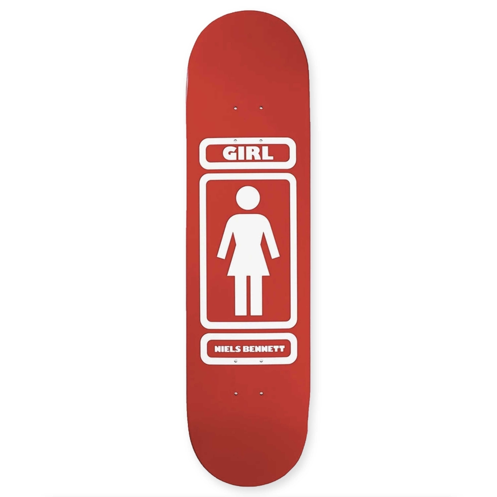 Girl Skateboard Co. Niels Bennett 93 Til Infinity W40 V2 Skateboard Deck 8.25"