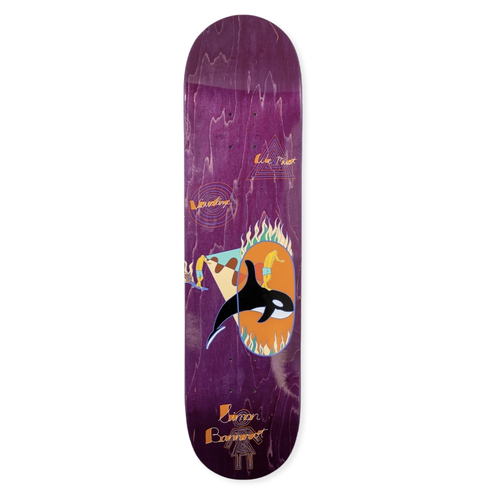 Girl Skateboard Co. Simon Bannerot Visualize One Off W41 Skateboard Deck 8.25"