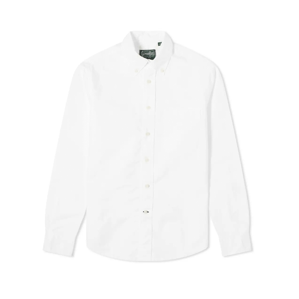 Gitman Vintage Oxford Long Sleeve Shirt (White)