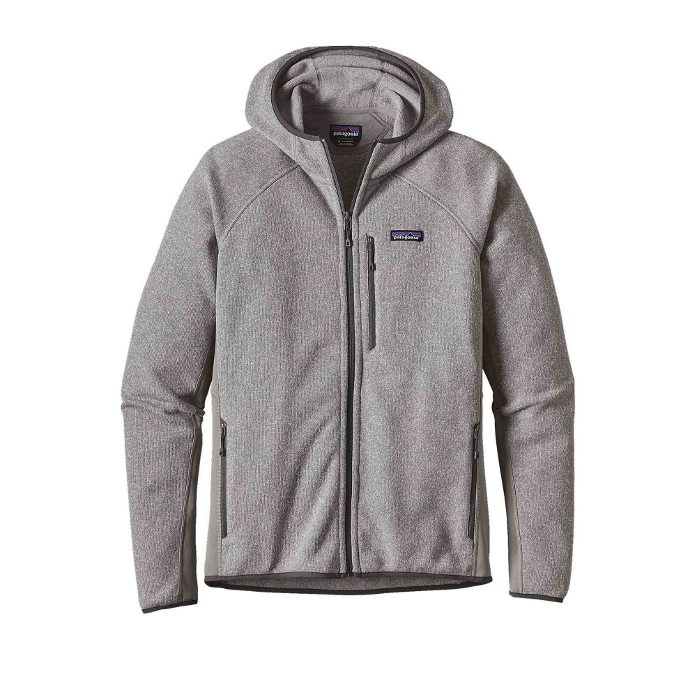 Patagonia Performance Better Sweater Fleece Full-Zip Hooded Sweatshirt (Feather Grey)