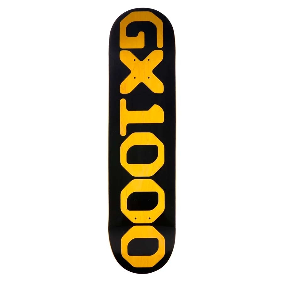GX1000 OG Logo Skateboard Deck 8.5" (Yellow)