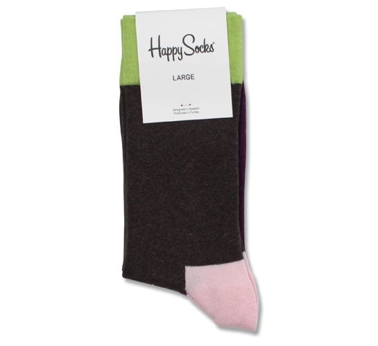 Happy Socks - Five Colour Men's Socks (Brown Marle)