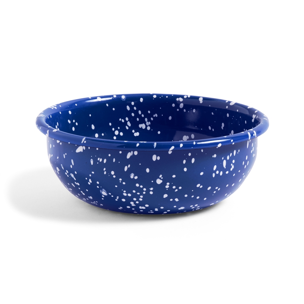HAY Enamel Bowl Medium (Sprinkle Blue)