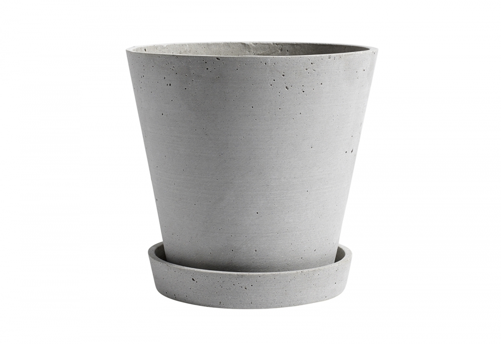 HAY Flowerpot with Saucer XL (Grey)