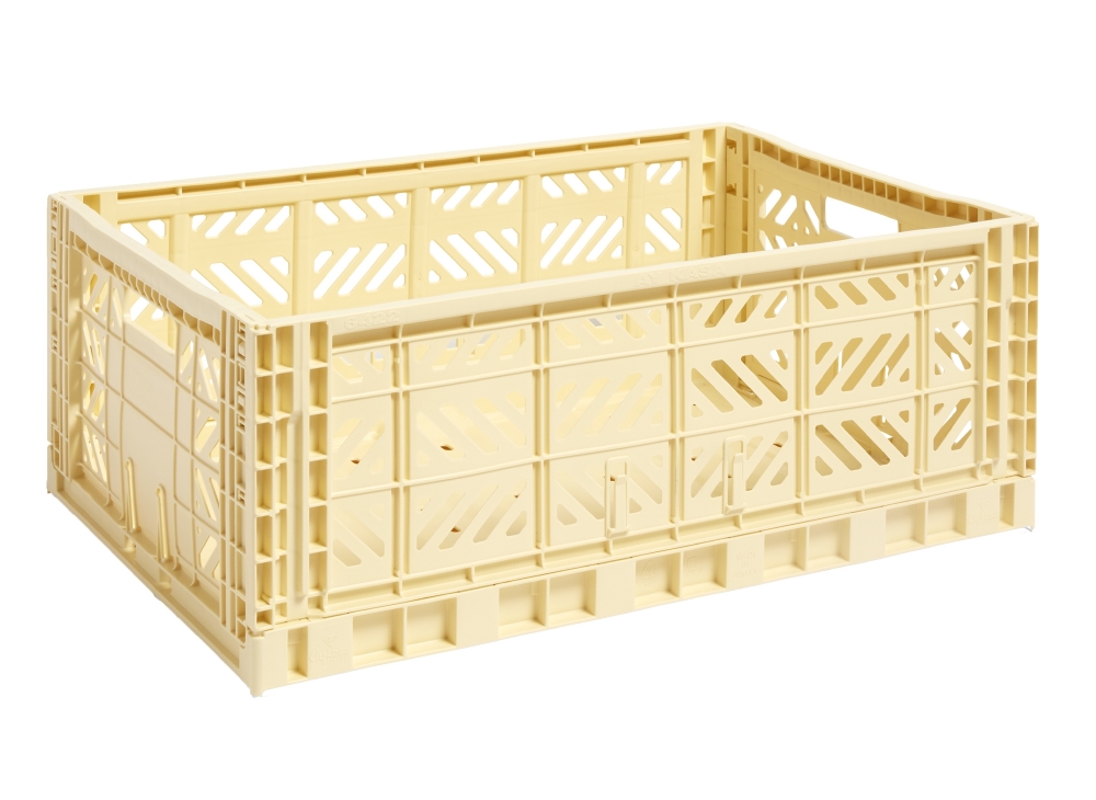 HAY Large Colour Crate (Light Yellow)