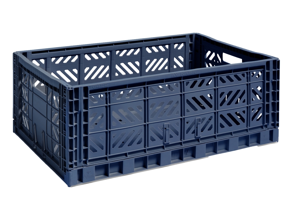 HAY Large Colour Crate (Navy)