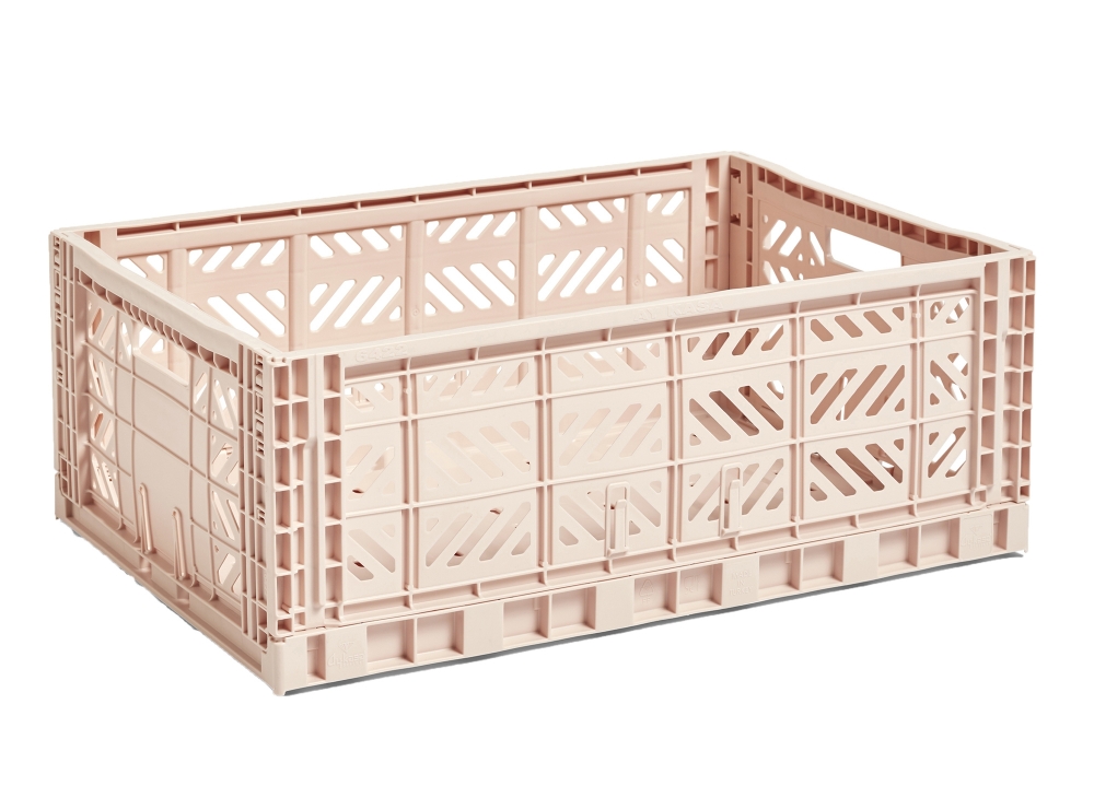 HAY Large Colour Crate (Soft Pink)