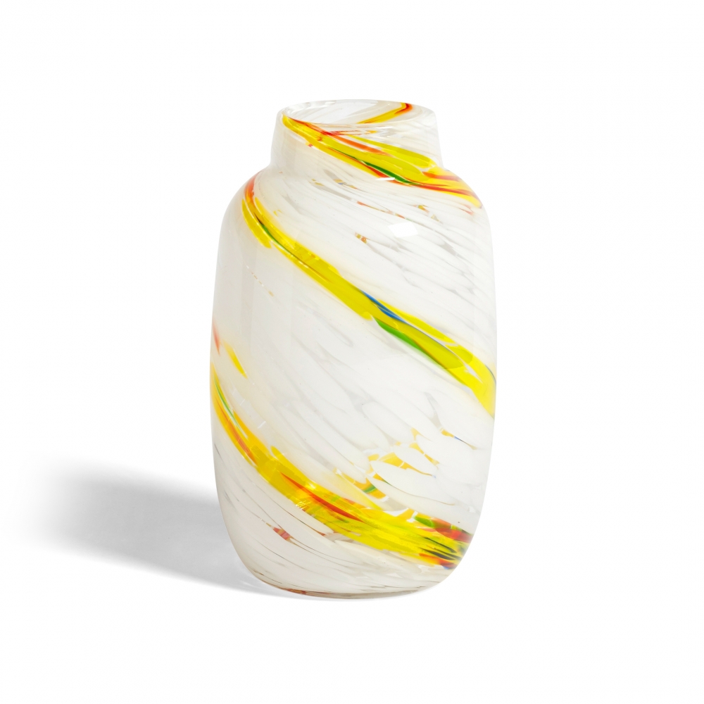 HAY Medium Splash Vase (Lemon Swirl)