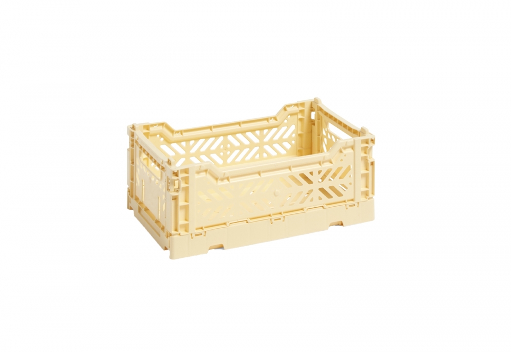 HAY Small Colour Crate (Light Yellow)