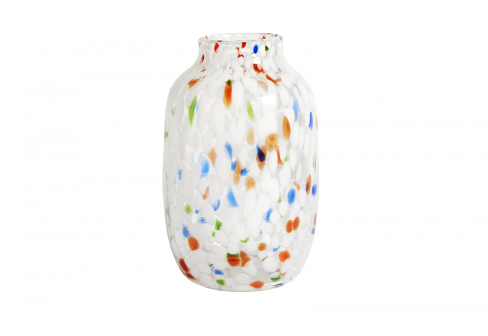 HAY Splash Vase Round Large (White Dot)