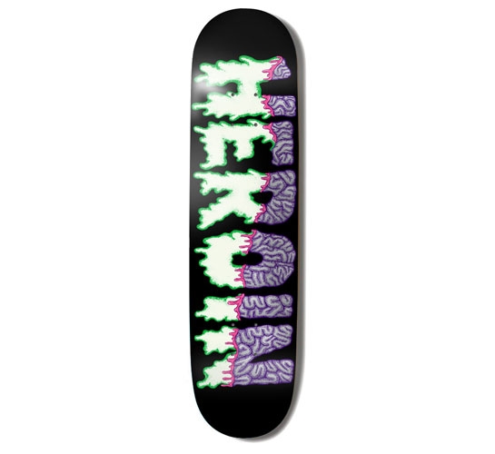 Heroin Skateboards Deck - 8.375 Team (Brains Black)"