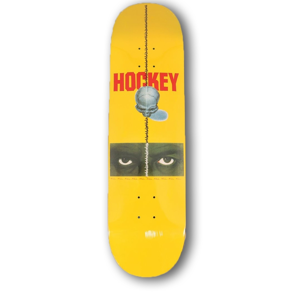 Hockey Donovon Brain Skateboard Deck 8.38" (Yellow)