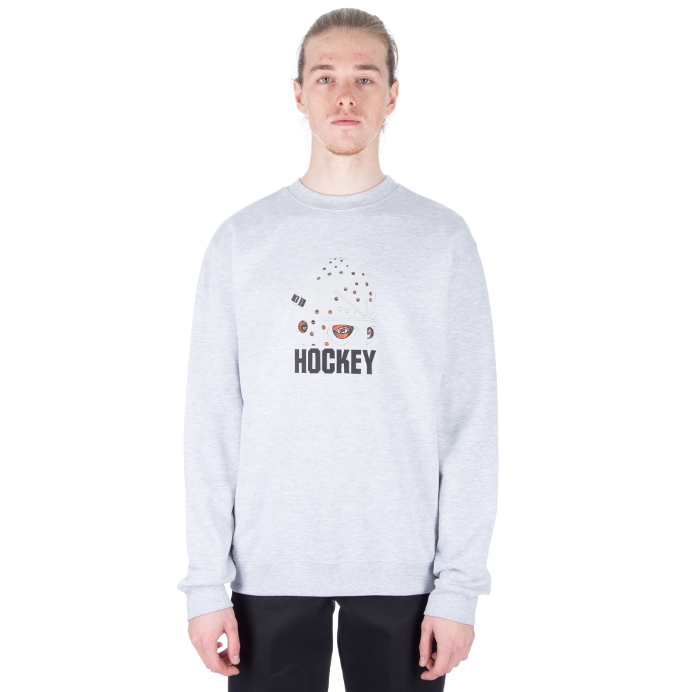 Hockey Mask Crew Neck Sweatshirt (Grey)