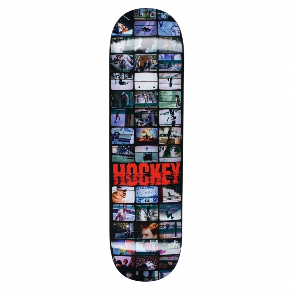 Hockey Screens Skateboard Deck 8.38"