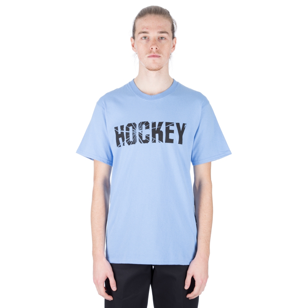 Hockey Shatter Logo T-Shirt (Carolina Blue)