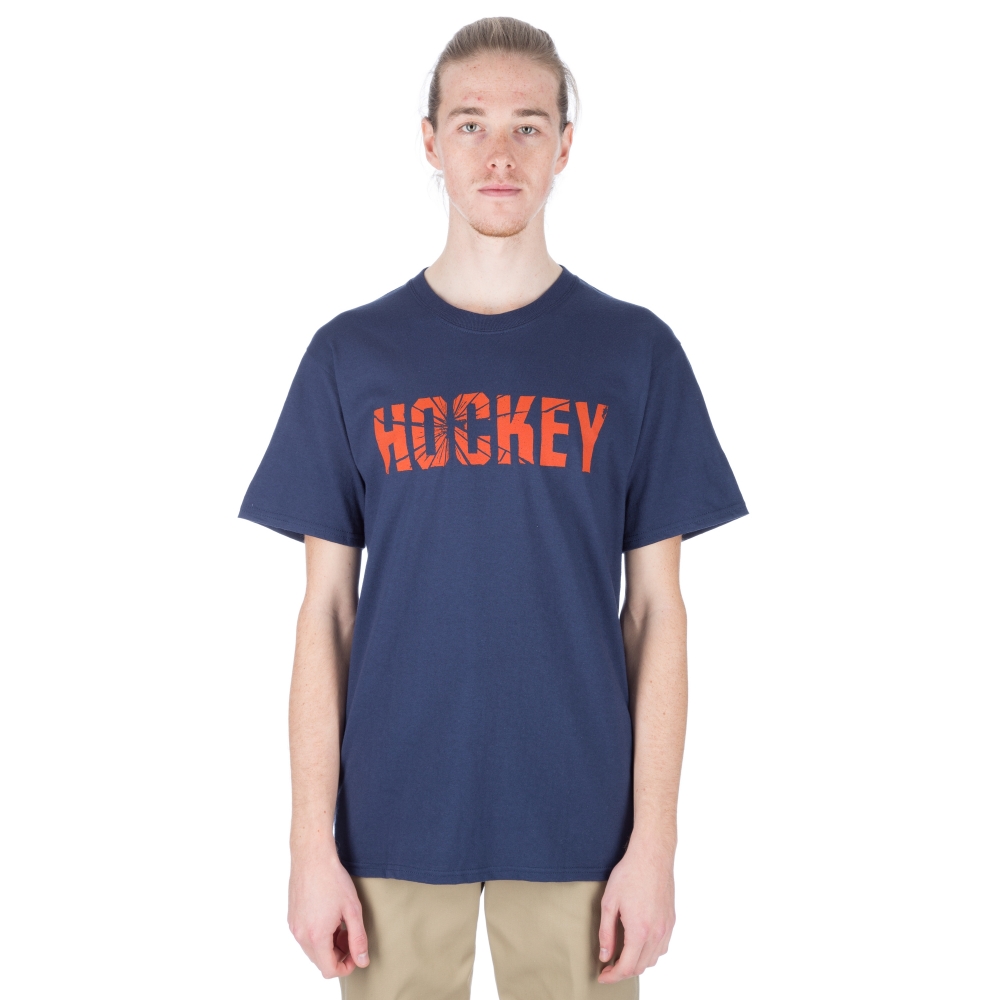 Hockey Shatter Logo T-Shirt (Navy)