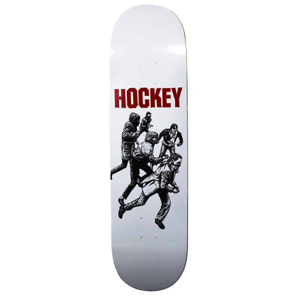 Hockey Vandals Skateboard Deck 8.38" (White)