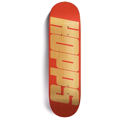 Hopps BIGHOPPS Skateboard Deck 8.125" (Red)