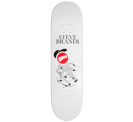 Hopps Steve Brandi Drawing Skateboard Deck 8.375"