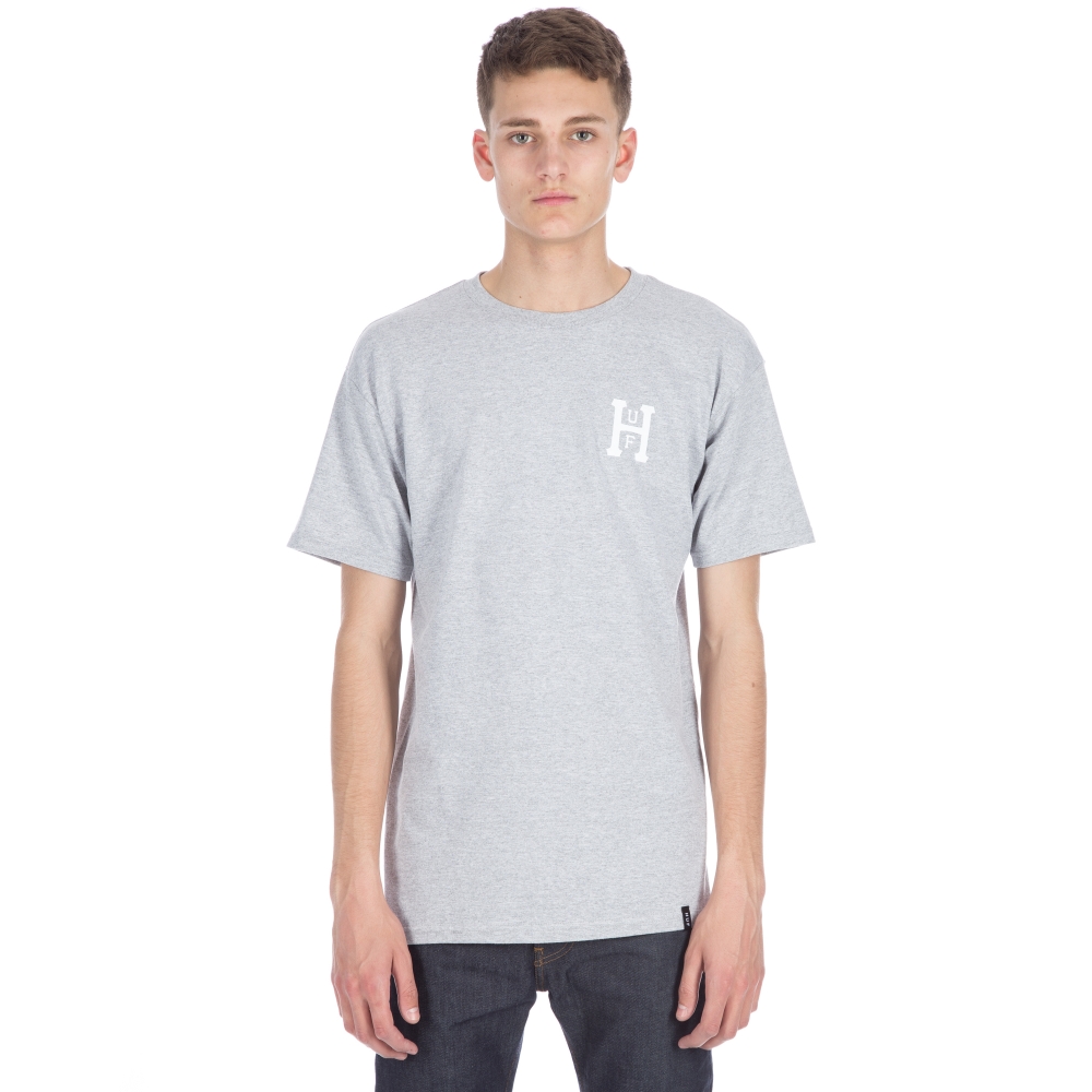 HUF Classic H Worldwide T-Shirt (Grey Heather)