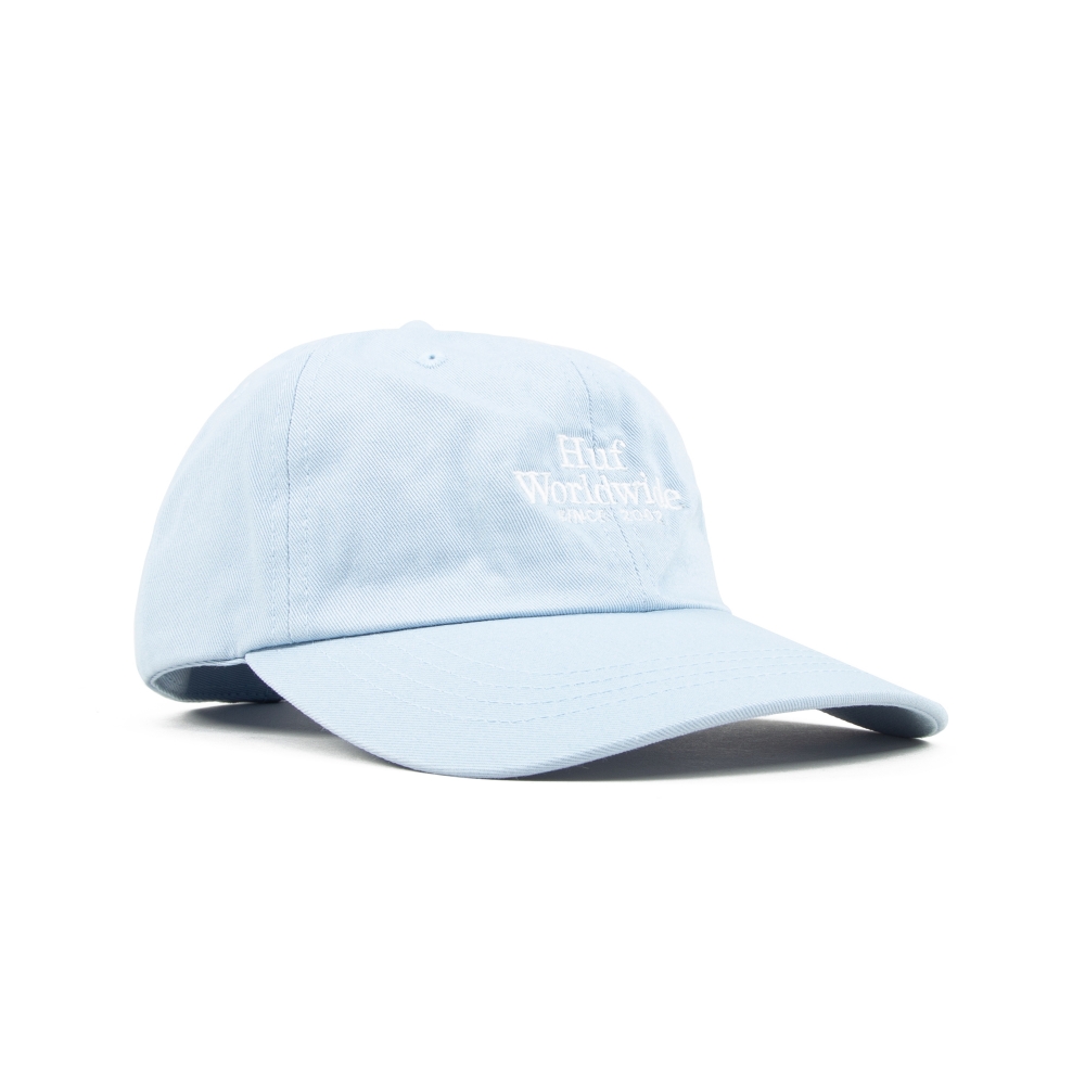 HUF Worldwide UV Curved Brim Cap (Light Blue)