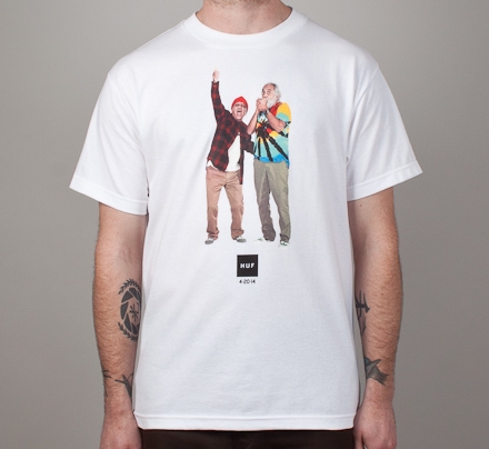 HUF x Cheech & Chong '420 pack' 2014 T-Shirt (White)