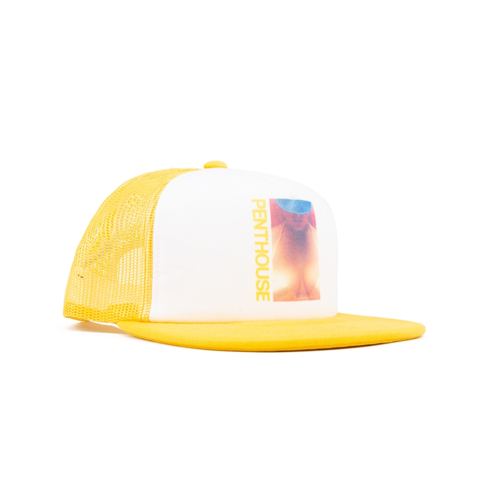 HUF x Penthouse Trucker Cap (Yellow)