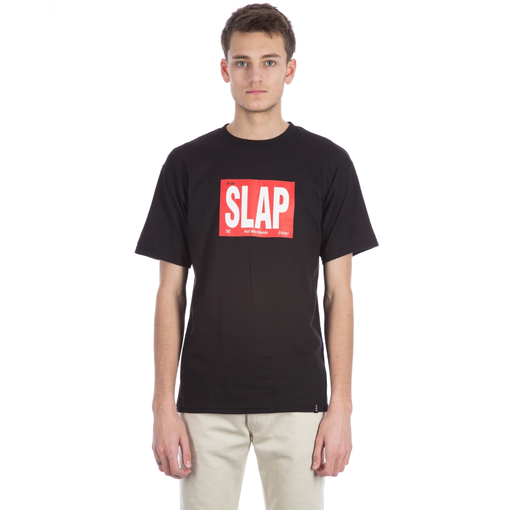 HUF x Slap Masthead T-Shirt (Black)