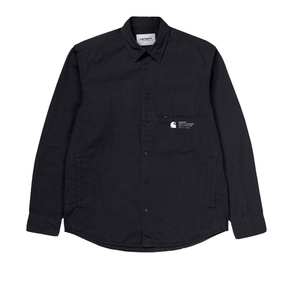 Carhartt Coleman Long Sleeve Shirt (Black/Wax)