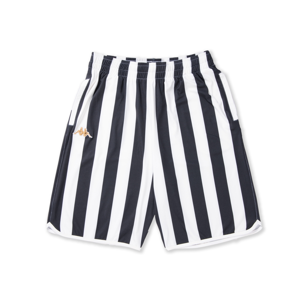 Kappa Kontroll TO.80 Authentic Stripes Shorts (White/Black)
